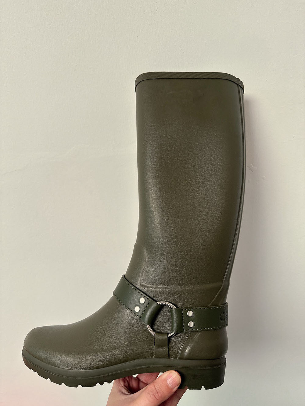 Below The Knee Buckle Knight Boots Waterproof