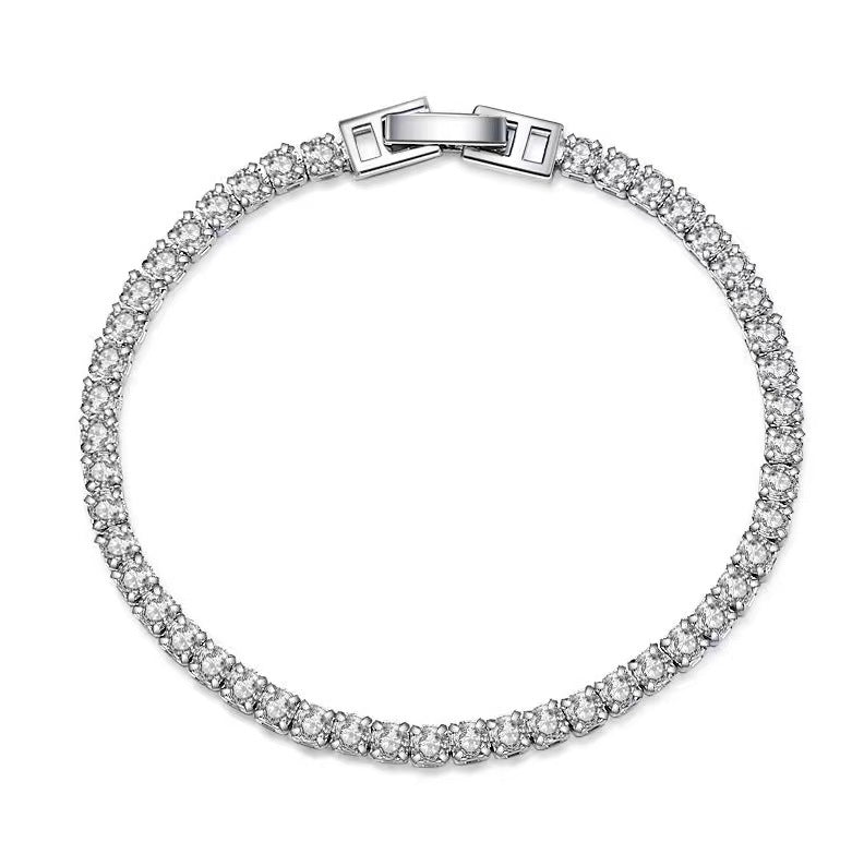 Zircon Bracelet Cold Wind Special Interest Light Luxury Does Not Fade Ornament
