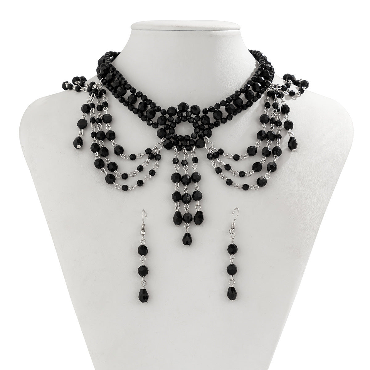 Gothic Beaded Weave The Crystal Set