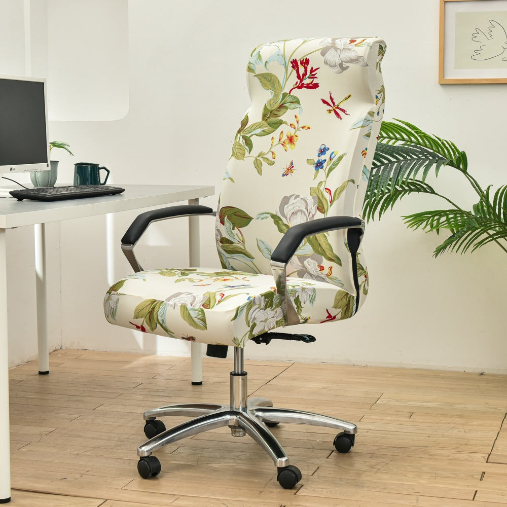 Office Zipper Chair Cover Rotating Computer Hotel Chair