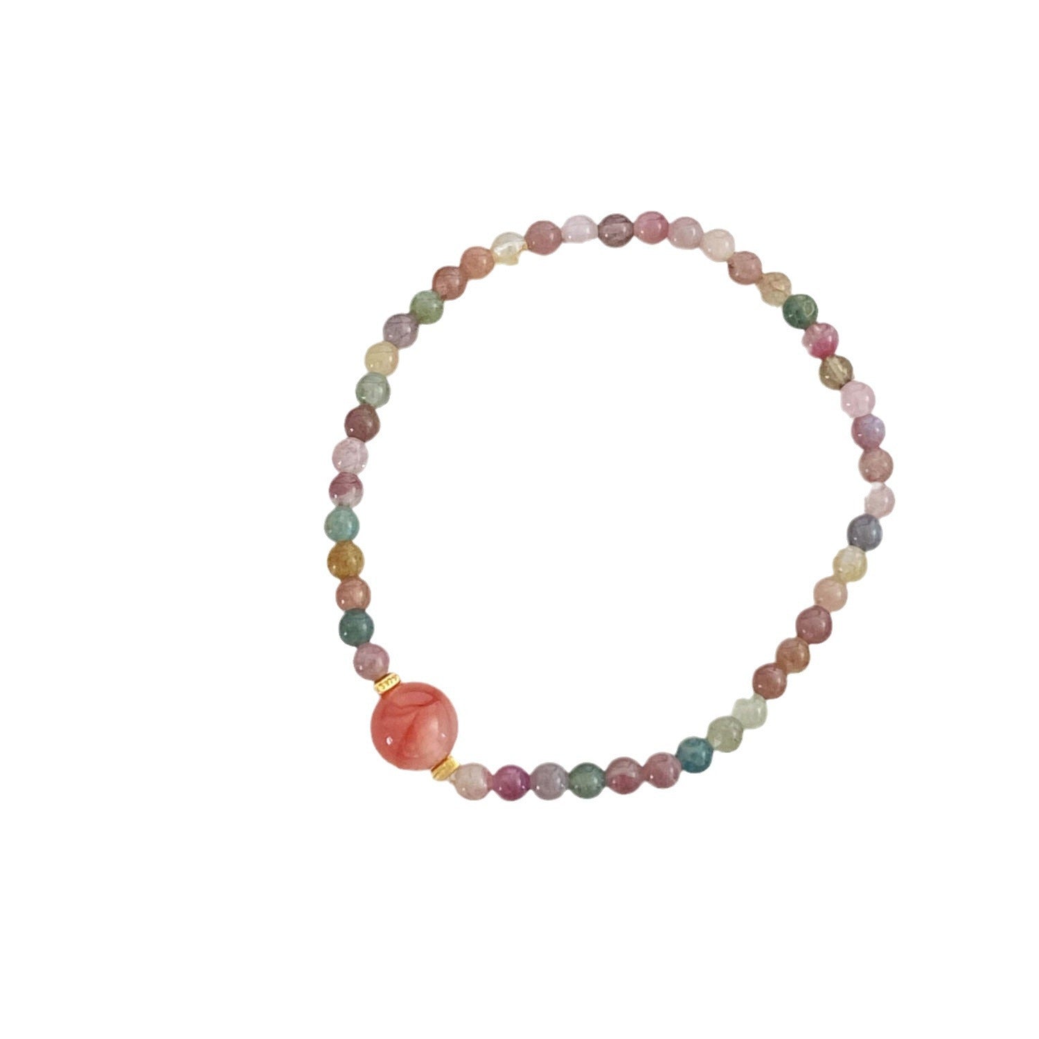 Natural Tourmaline Bracelet String Beads
