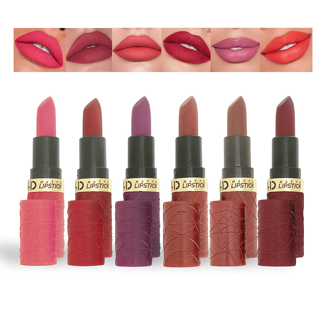 6-pack Matte Finish Lipstick Lasting