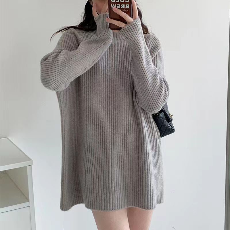Half Turtleneck Pullover Autumn And Winter Long Sleeve Sweater