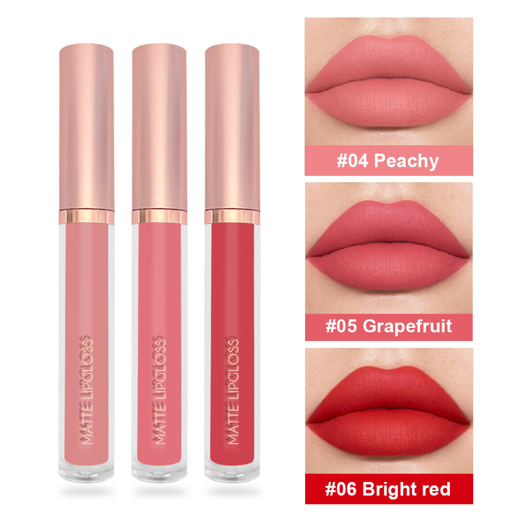 Lip Glaze Set No Stain On Cup Does Not Fadea