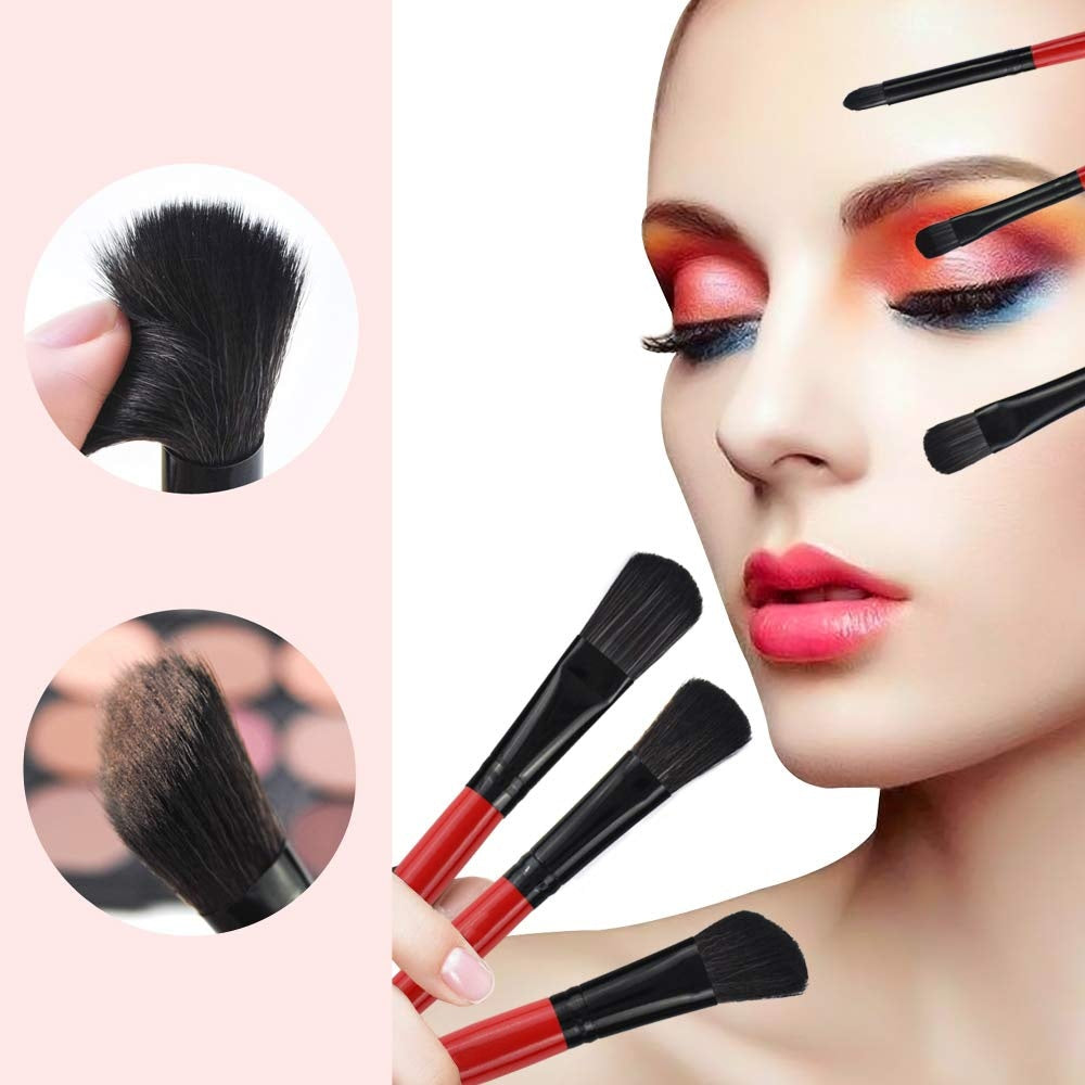 Total 32pcs Cosmetics Makeup Brushes Contains Powder Brush