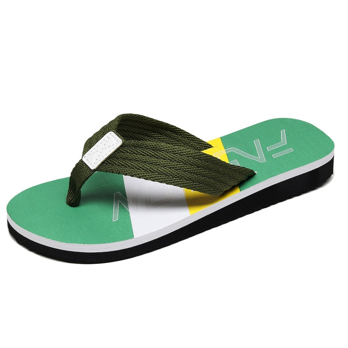 Fashion Colorblock Men's Summer Slippers