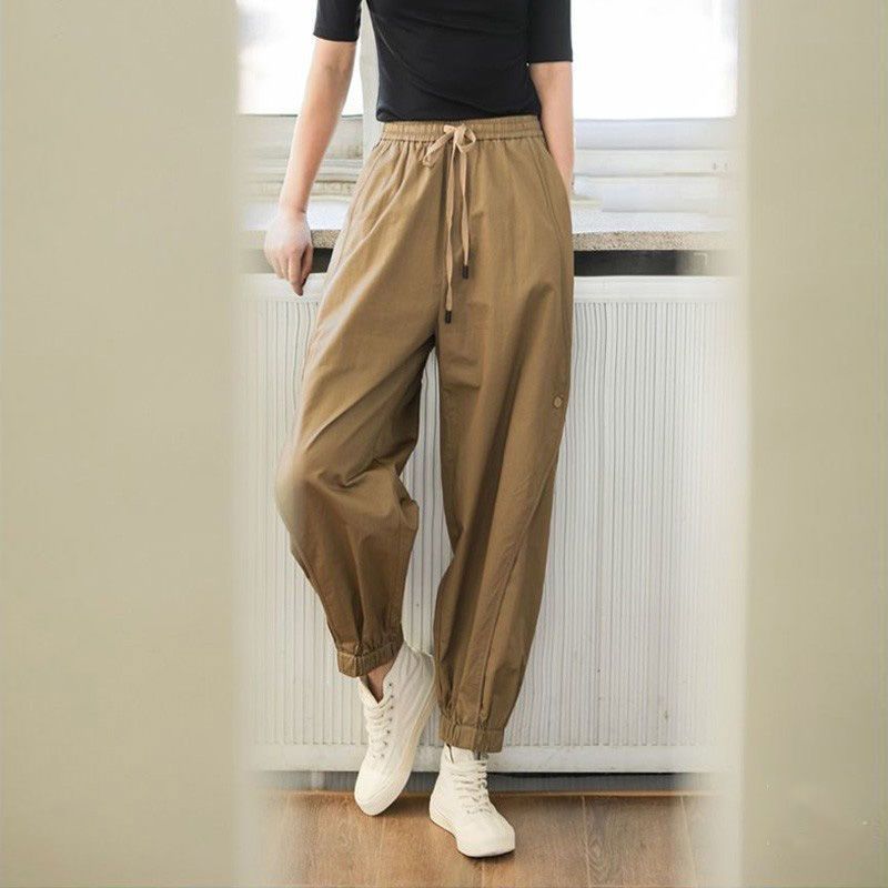 Loose Casual Cotton Thin Spring And Summer Women's Pants