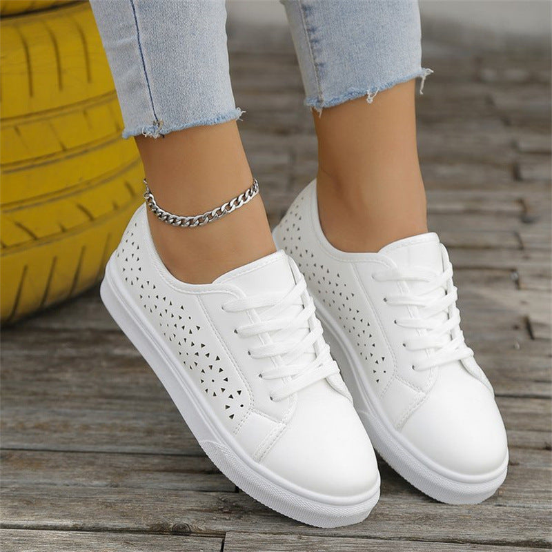 Hollow-out Flat Shoes Straps
