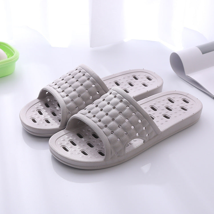 Summer House Shoes Non-slip Hollow Sole Design Floor Bathroom Slipper For Women Men