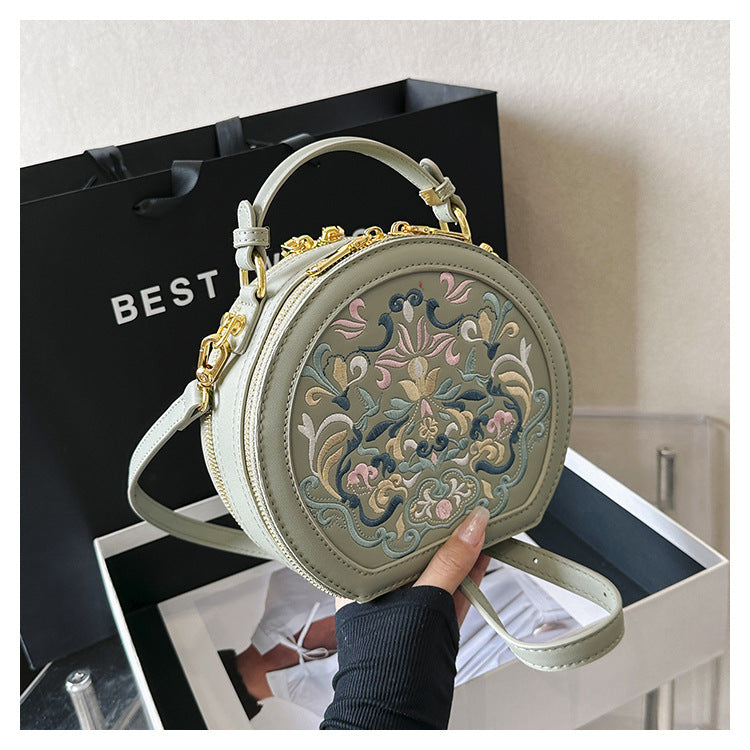 Women's Advanced Texture Trendy Artistic Chinese Style Shoulder Messenger Bag