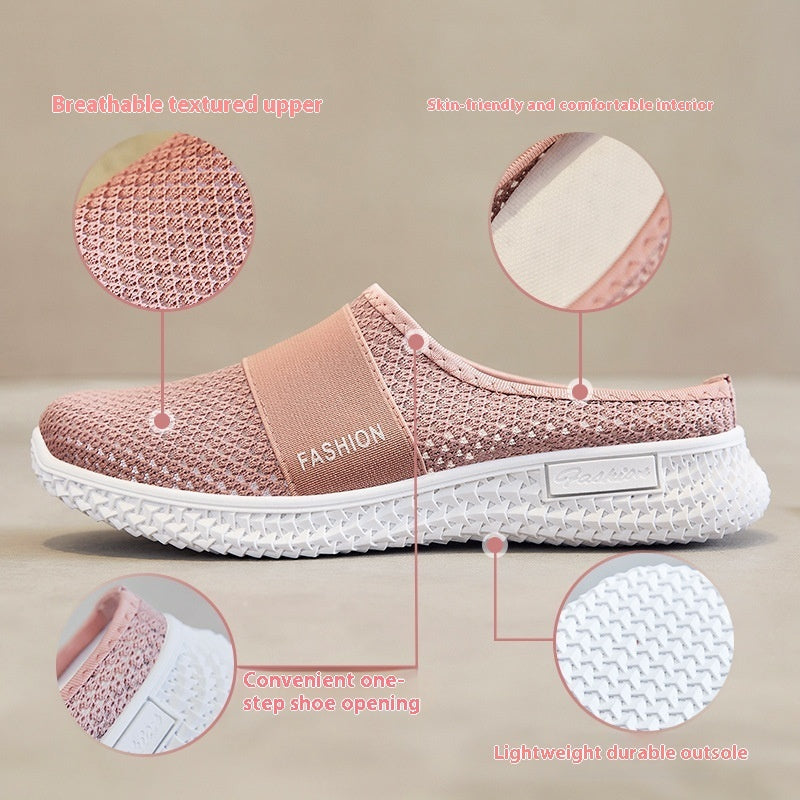 Breathable Half Slippers Pumps Casual