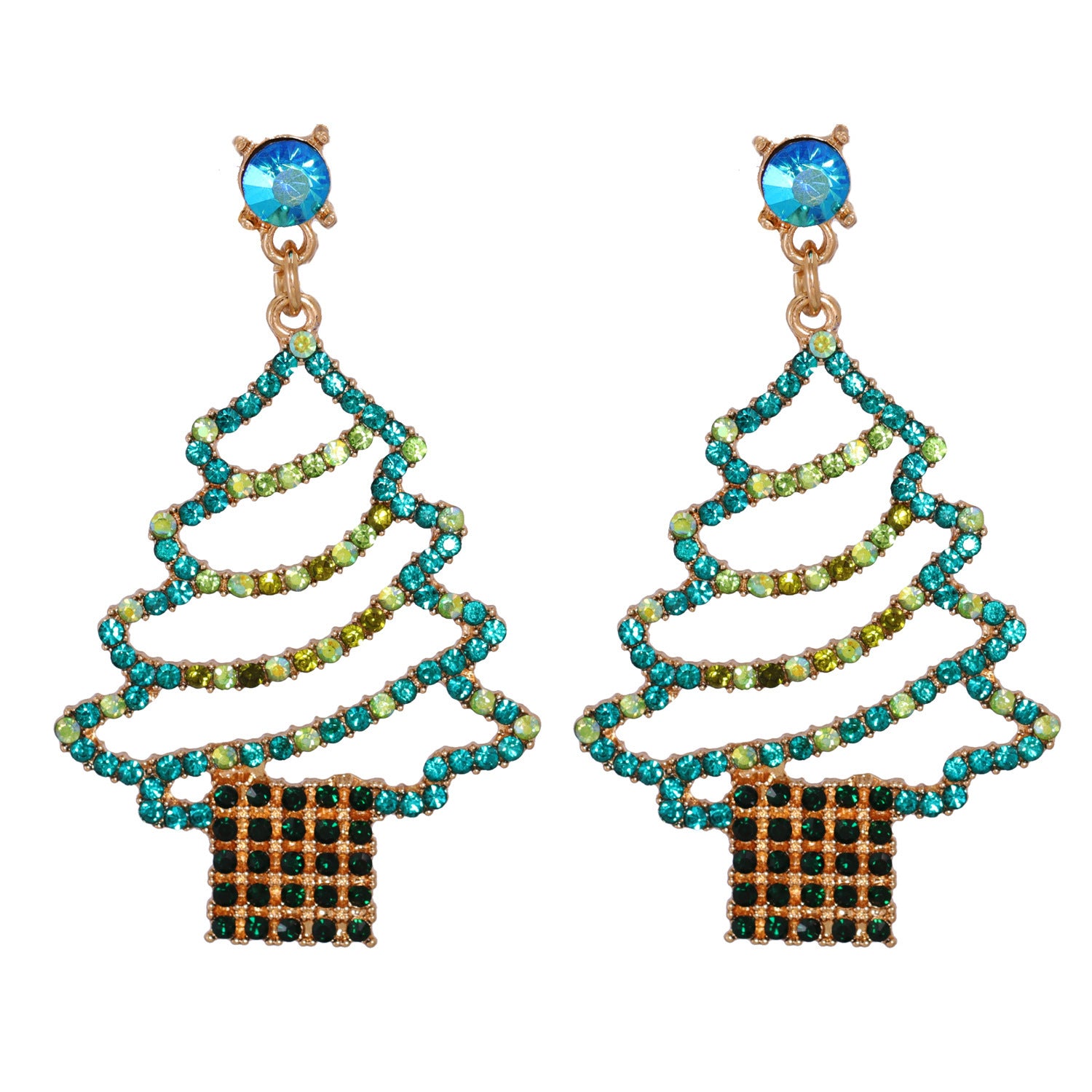 Christmas All-match Earrings Popular In Europe And America