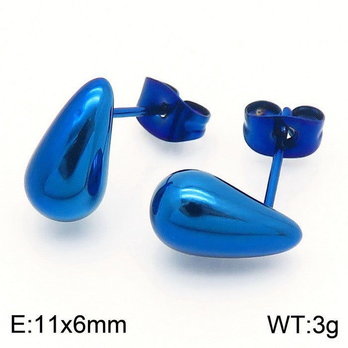 Fashion Drop-shaped Solid Geometric Earrings