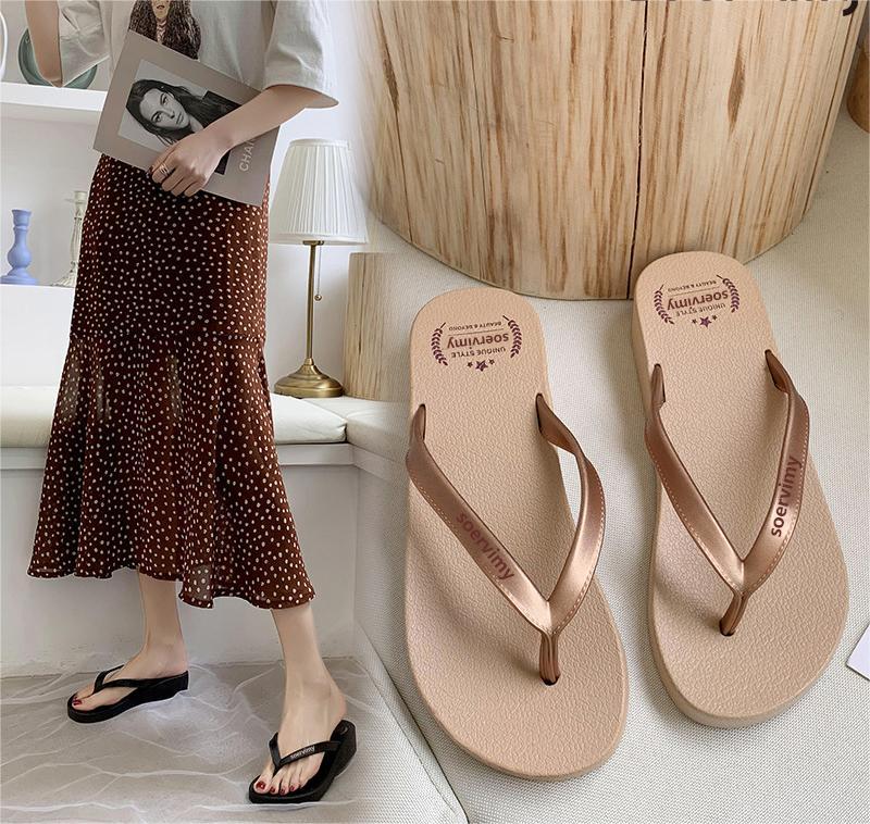 Women's Outdoor Wedge Slippers Fashion Casual Summer Seaside
