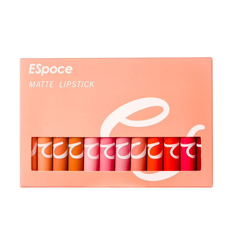 12 Shades Of Velvet Matte Lipstick Set