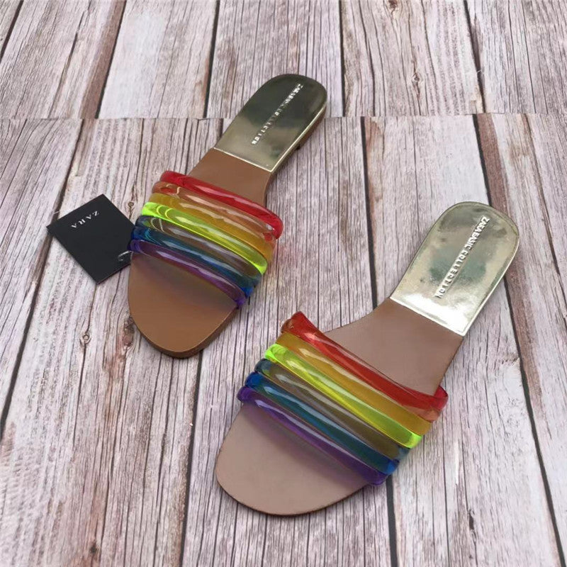 Fashion Flat Beach Shoes Female All-matching Slippers