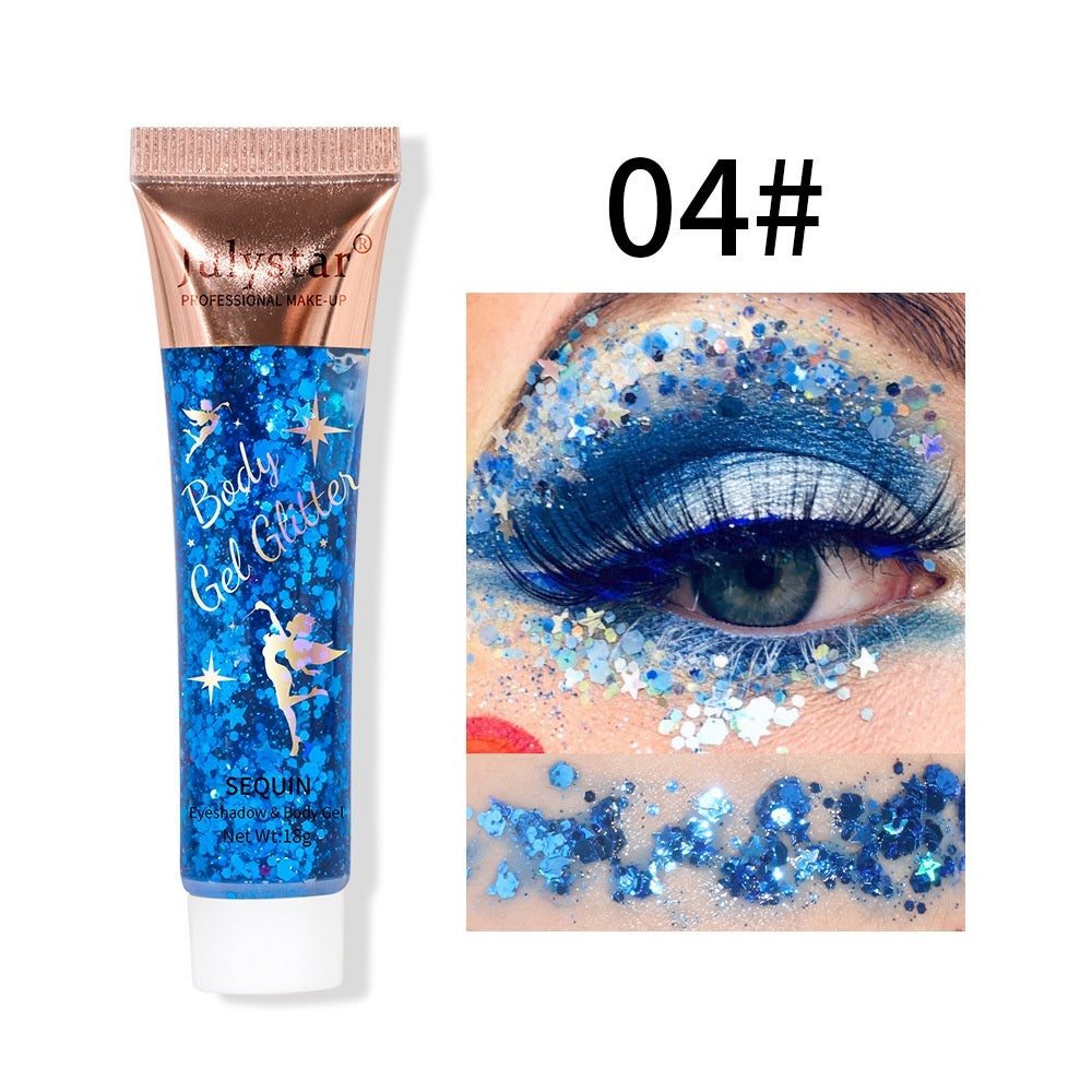Makeup Mermaid Scale Gel Sequins Liquid Eye Shadow Face Lip Colorful