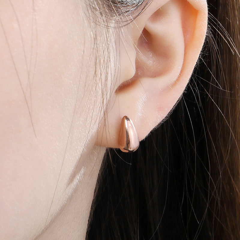 Fashion Drop-shaped Solid Geometric Earrings