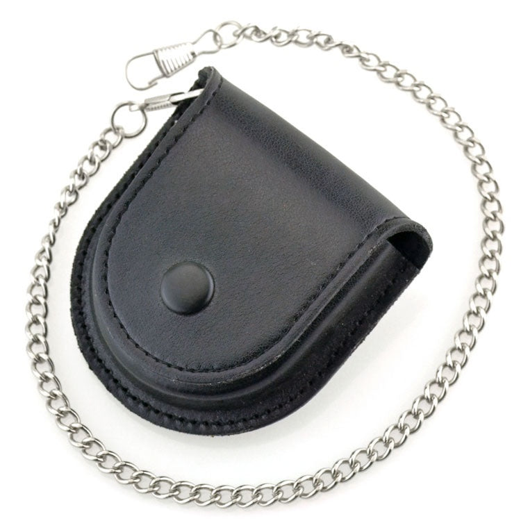New Black 181 Retro Denim Leather Pocket Watch