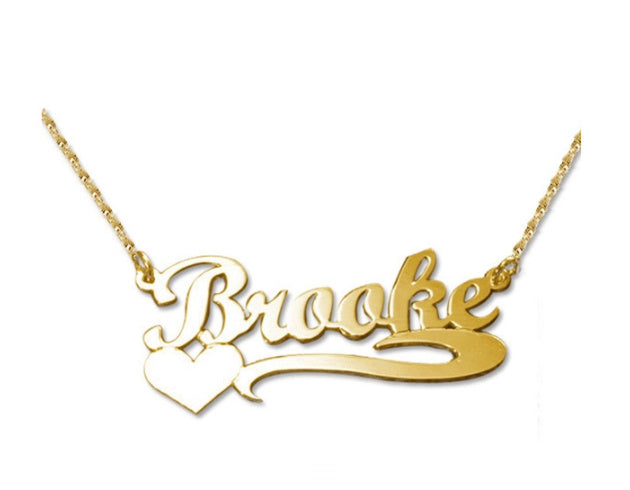 Creative Letter English Name Stainless Steel Necklace