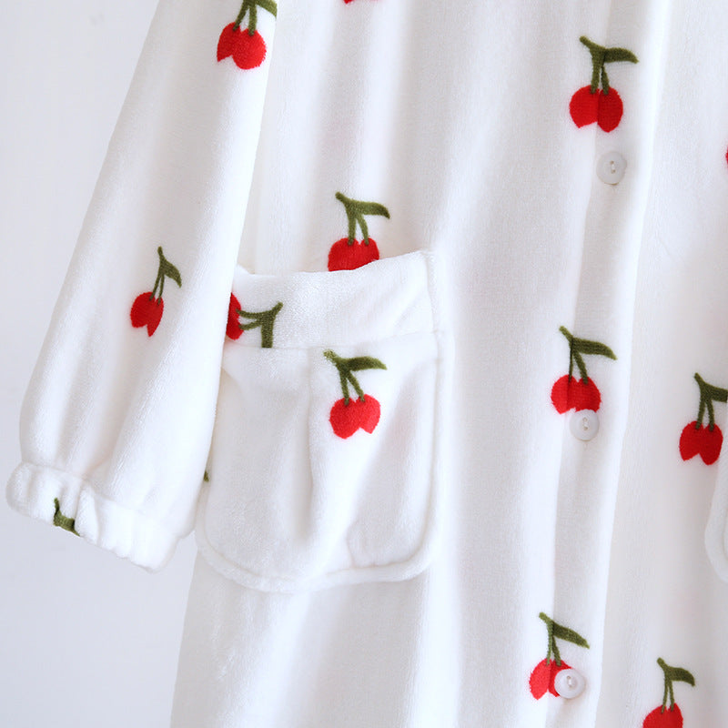 Cute Little Cherry Home Wear Pajamas