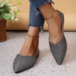 Women's Flat Soft Leather Pointed Toe Shoes