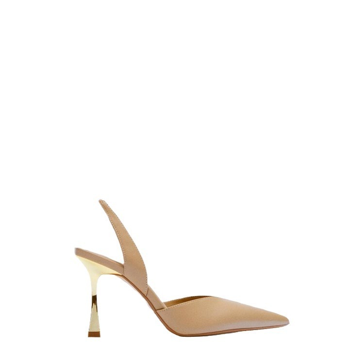 New Nude Pointed High Heels For Women