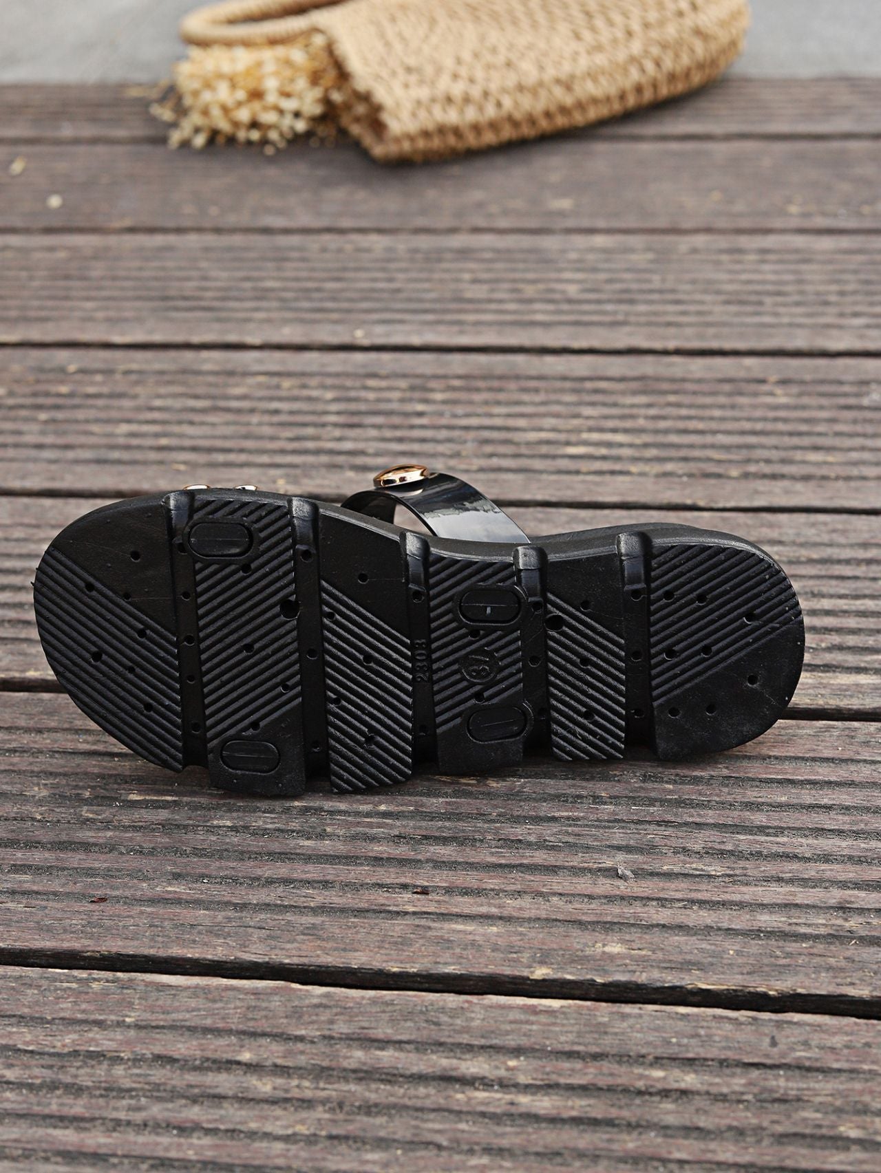 Casual New Rivet Platform Slippers
