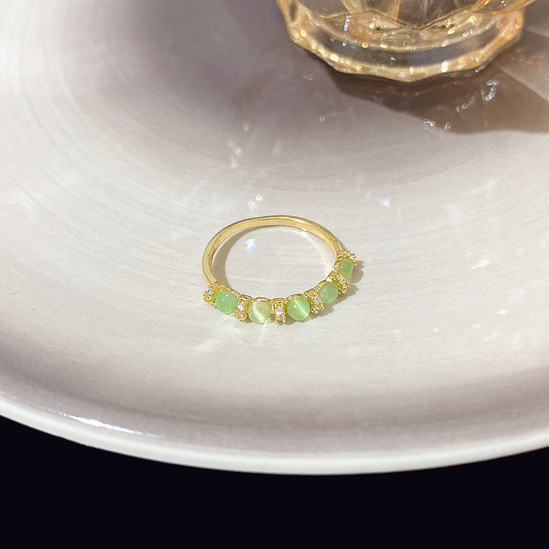 Simple Opal Ring For Women All-match