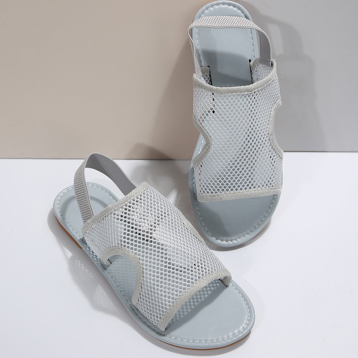 New Mesh Sandals Summer Casual Breathable Flat Shoes For Women Men Beach Shoes