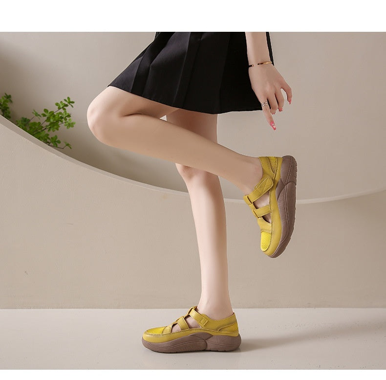 Summer New Women's Mesh Surface Shoes Velcro