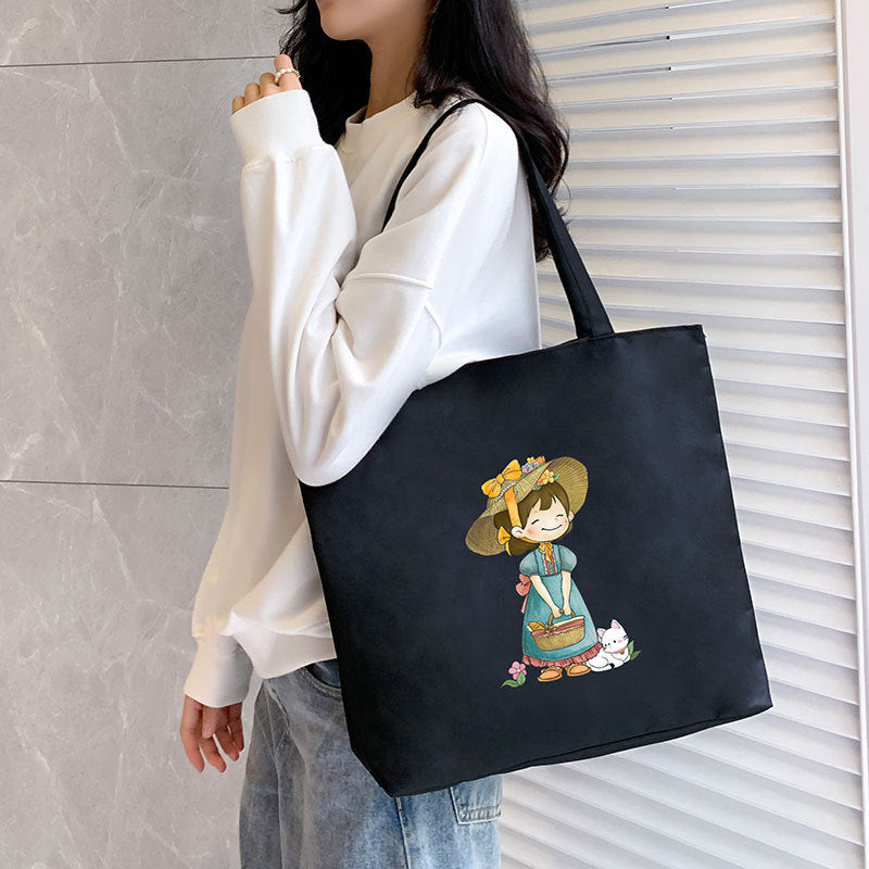 Women's Large Capacity Hand Carrying Canvas Bag