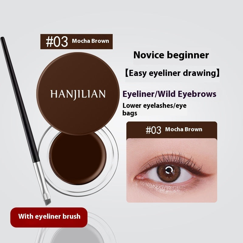 Make-up Creamy Eyeliner Long-lasting Smooth Waterproof Smear-proof Down To Crouching Silkworm Novice Students