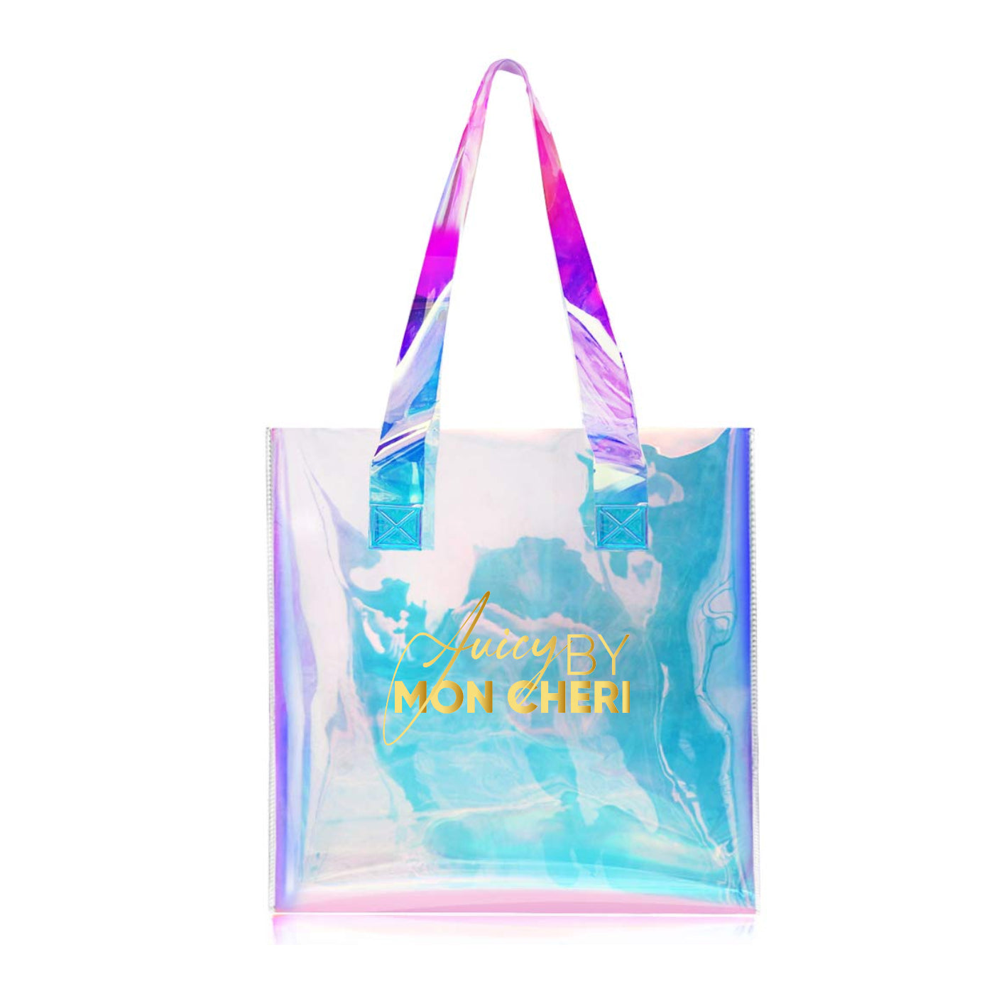 Amazon.com: BLLREMIPSUR Holographic Clear Tote Bag for Stadium Concert,  Fashion Iridescent Tote Handbag for Women Gift, Large Waterproof Fans Bag  for Sport Game : Clothing, Shoes & Jewelry